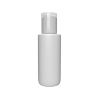 maquillaje de botellas de spray blanco en blanco para la maqueta del producto. ilustración de procesamiento 3d png