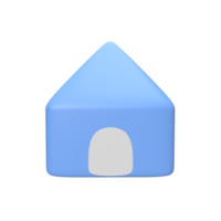 Home icon. 3d render png