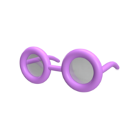 3D Glasses . Rendered object illustration png