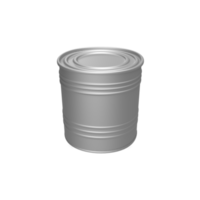 blanco kan voor Product model. 3d geven illustratie png