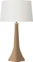 semplice Marrone tavolo lampada illustrazione png