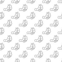 Tamarind seamless pattern background . vector