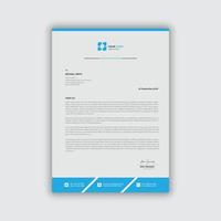 Letterhead design, company and creative letterhead design vector