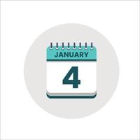 Calendar date icon. day of the month icon. Event schedule date. Appointment time. Planner agenda, calendar month january schedule and Time planner. Day reminder. Vector ICON