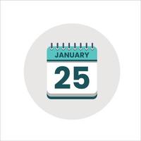 Calendar date icon. day of the month icon. Event schedule date. Appointment time. Planner agenda, calendar month january schedule and Time planner. Day reminder. Vector ICON