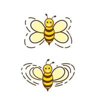 diseño de icono de vector de elemento de abeja