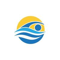 swimming sport Vector icon design illustration