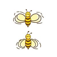 diseño de icono de vector de elemento de abeja