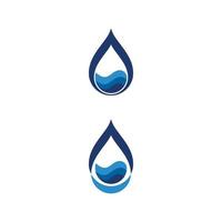 Water drop Logo Template vector