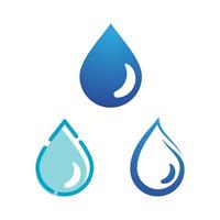 vector de plantilla de logotipo de gota de agua