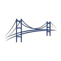 Bridge vector icon illustration