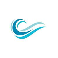 Water wave icon vector design