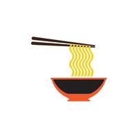 Noodles food sign symbol illustration vector