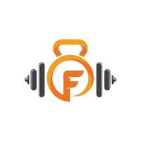 fitness logo diseño vector illustrationicon