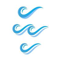 Water wave icon vector design