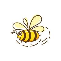 diseño de icono de vector de elemento de abeja