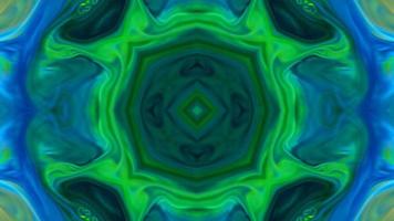Wonderful Kaleidoscope Backgrounds Created From Colorful Ink Paint Spread photo