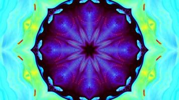 Wonderful Kaleidoscope Backgrounds Created From Colorful Ink Paint Spread photo