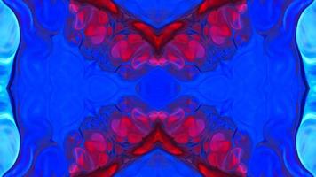 Wonderful Kaleidoscope Backgrounds Created From Colorful Ink Paint Spread photo