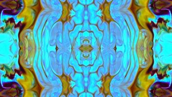 Wonderful Kaleidoscope Backgrounds Created From Colorful Ink Paint Spread photo