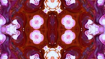 Wonderful Kaleidoscope Backgrounds Created From Colorful Ink Paint Spread photo