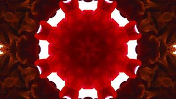 Wonderful Kaleidoscope Backgrounds Created From Colorful Ink Paint Spread photo