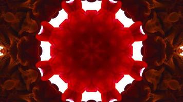 Wonderful Kaleidoscope Backgrounds Created From Colorful Ink Paint Spread photo