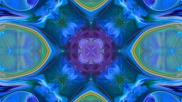 Wonderful Kaleidoscope Backgrounds Created From Colorful Ink Paint Spread photo