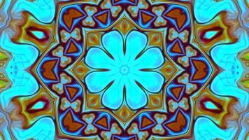 Wonderful Kaleidoscope Backgrounds Created From Colorful Ink Paint Spread photo