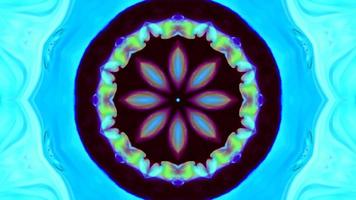 Wonderful Kaleidoscope Backgrounds Created From Colorful Ink Paint Spread photo