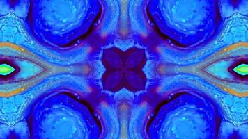 Wonderful Kaleidoscope Backgrounds Created From Colorful Ink Paint Spread photo