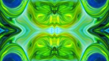 Wonderful Kaleidoscope Backgrounds Created From Colorful Ink Paint Spread photo