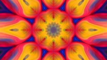 Wonderful Kaleidoscope Backgrounds Created From Colorful Ink Paint Spread photo