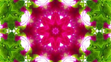 Wonderful Kaleidoscope Backgrounds Created From Colorful Ink Paint Spread photo