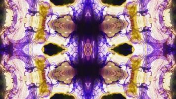 Wonderful Kaleidoscope Backgrounds Created From Colorful Ink Paint Spread photo