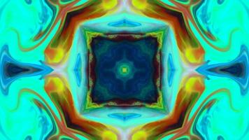 Wonderful Kaleidoscope Backgrounds Created From Colorful Ink Paint Spread photo