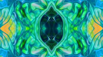 Wonderful Kaleidoscope Backgrounds Created From Colorful Ink Paint Spread photo