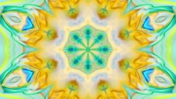 Wonderful Kaleidoscope Backgrounds Created From Colorful Ink Paint Spread photo