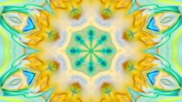 Wonderful Kaleidoscope Backgrounds Created From Colorful Ink Paint Spread photo