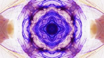 Wonderful Kaleidoscope Backgrounds Created From Colorful Ink Paint Spread photo