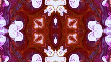 Wonderful Kaleidoscope Backgrounds Created From Colorful Ink Paint Spread photo