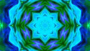 Wonderful Kaleidoscope Backgrounds Created From Colorful Ink Paint Spread photo