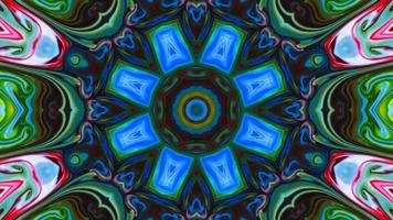 Wonderful Kaleidoscope Backgrounds Created From Colorful Ink Paint Spread photo