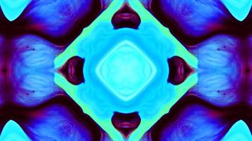 Wonderful Kaleidoscope Backgrounds Created From Colorful Ink Paint Spread photo