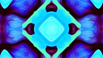 Wonderful Kaleidoscope Backgrounds Created From Colorful Ink Paint Spread photo