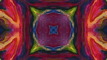 Wonderful Kaleidoscope Backgrounds Created From Colorful Ink Paint Spread photo