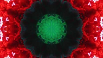 Wonderful Kaleidoscope Backgrounds Created From Colorful Ink Paint Spread photo