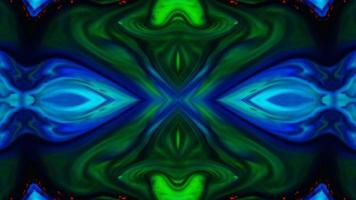 Wonderful Kaleidoscope Backgrounds Created From Colorful Ink Paint Spread photo