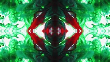 Wonderful Kaleidoscope Backgrounds Created From Colorful Ink Paint Spread photo