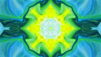 Wonderful Kaleidoscope Backgrounds Created From Colorful Ink Paint Spread photo